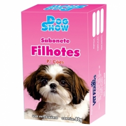 DOG SHOW SABONETE FILHOTES 80G VETFARMOS